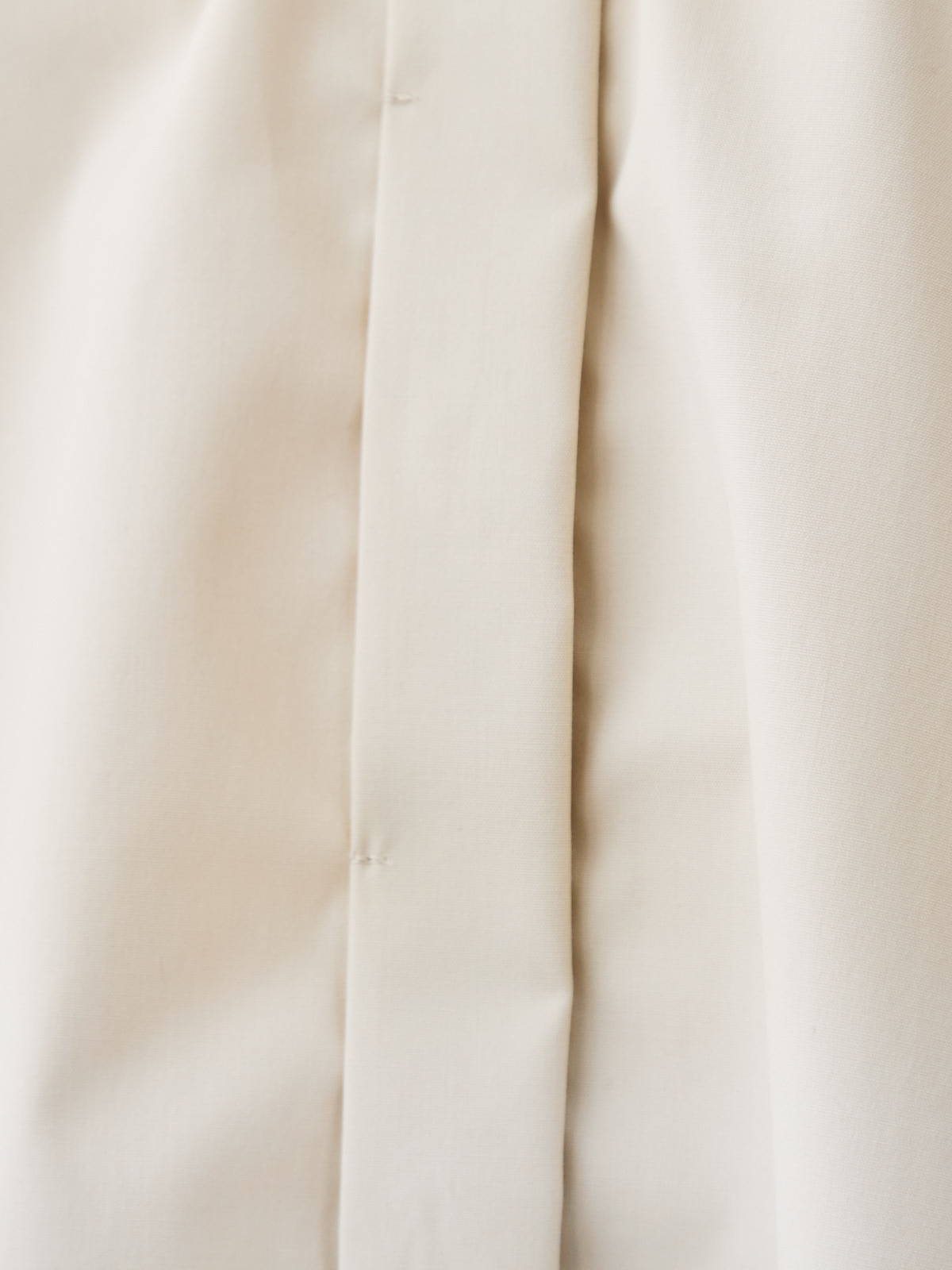 ボクシーカフスブラウス/ベージュ